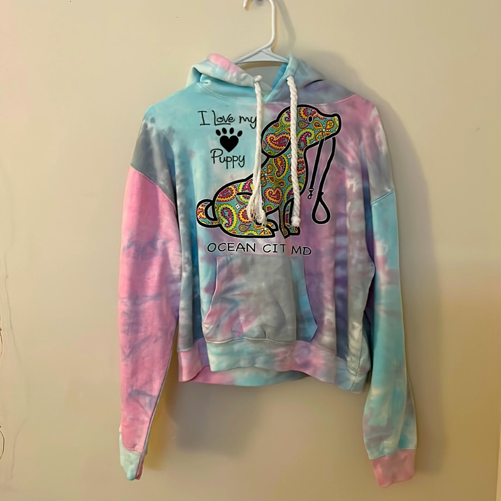 Tye Dye Ocean City hoodie